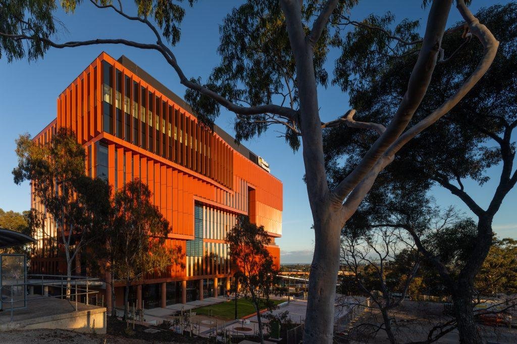 Alan J. Duffy’s Flinders University Health and Medical Research Building (HMRB) in Adelaide, South Australia